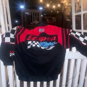 Snap Racing Men's Jacket - Red and Black